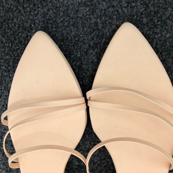 Zimmermann Nude Leather Kitten Heels Size 36 AU 5 RRP $550 NEW - Picture 6 of 15